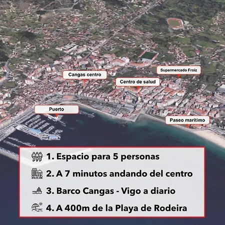 Casa Longan, Completo Alojamiento Cerca De La Playa Cangas do Morrazo Zewnętrze zdjęcie
