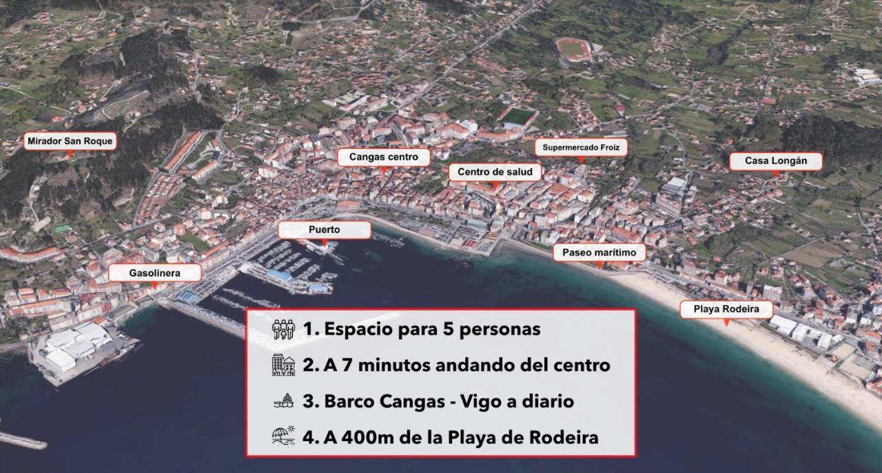 Casa Longan, Completo Cerca De La Playa Apartment Cangas do Morrazo